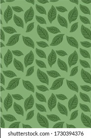 Botanisches Muster Illustration Background Art. nahtloses Muster. botanische Abbildung. botanische Tapete. botanischer Vektor. Darstellung
