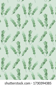 Botanical Pattern Illustration Background Art. seamless pattern. botanical illustration. botanical wallpaper. botanical vector. illustration

