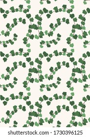 Botanical Pattern Illustration Background Art. seamless pattern. botanical illustration. botanical wallpaper. botanical vector. illustration
