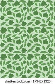 Botanical Pattern Illustration Background Art. botanical illustration. botanical wallpaper. botanical vector. illustration
