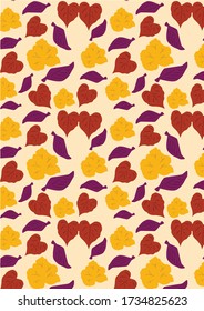 Botanical Pattern Illustration Background Art. botanical illustration. botanical wallpaper. botanical vector. illustration
