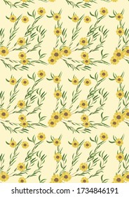 Botanical Pattern Illustration Background Art. botanical illustration. botanical wallpaper. botanical vector. illustration
