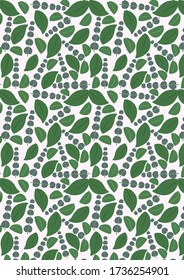 Botanical Pattern Illustration Background Art. botanical illustration. botanical wallpaper. botanical vector. illustration
