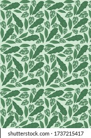 Botanical Pattern Illustration Background Art. botanical illustration. botanical wallpaper. botanical vector. illustration

