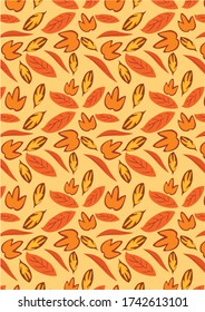Botanical Pattern Illustration Background Art. botanical illustration. botanical wallpaper. botanical vector. illustration
