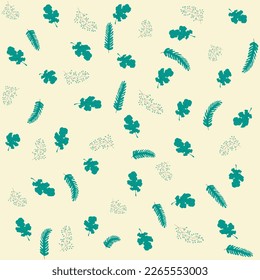 botanical pattern, leaves pattern for fabric, vector Modern futuristic soft design for backgrounds print, cover, wallpaper, Minimal design, web design, social media post