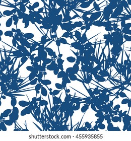Botanical pattern seamless background tile