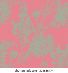 Botanical pattern seamless vector background tile