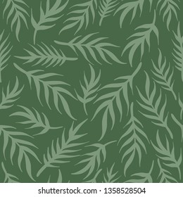 botanical pattern simple pattern pepper ornament vector illustration 