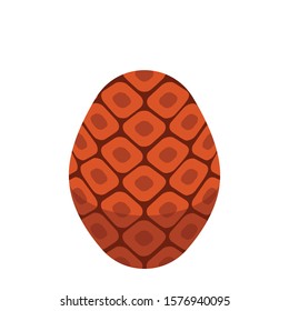 Botanical pine cone icon. Isometric of botanical pine cone vector icon for web design isolated on white background