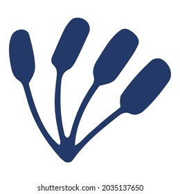 Botanical plant icon cartoon vector. Wild flower branch. Garden nature element