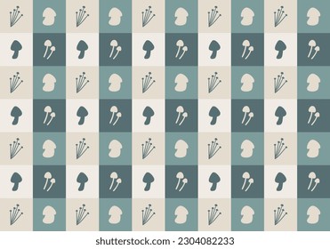 botanical plant sign seamless pattern background ep114