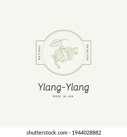 Botanical pre-made line art logo design. Minimal and modern brand identity 