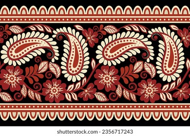 Botanical Seamless. Background Seamless Pattern Geometric Ethnic pattern design 
for background, carpet, wallpaper, clothing, wrapping, Batik, fabric, printing textile illustration.
