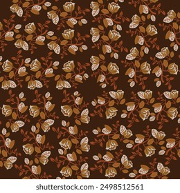 Botanical Seamless Pattern For Fabrics Print