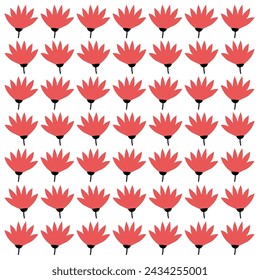 Botanical Spring Summer Design Pattern Vector