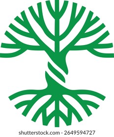 Botanical Tree Icons for Creative Projects
