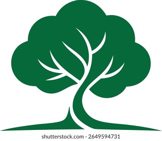 Botanical Tree Icons for Creative Projects