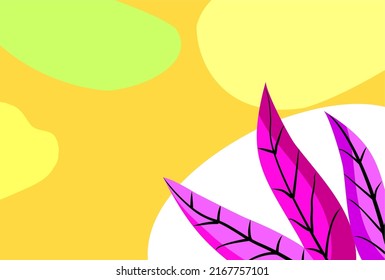 Fondo de arte vectorial botánico. Dibujo de una línea folicular con una forma abstracta. Diseño abstracto para imprenta, carátulas, tapicería, dibujos minimalistas y naturales en la pared. Ilustración del vector