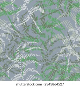 Botanical vector background. Tropical pattern with palm leaves. Soft color design for textile, bed linen, wallpaper, carpet and any surface. Jungle foliage abstract backdrop.