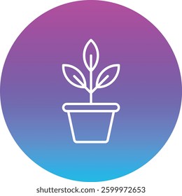 Botanical vector icon. Can be used for printing, mobile and web applications.