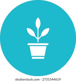Icono de Vector botánico. Se puede utilizar para aplicaciones de impresión, móviles y de Web.