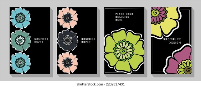 Botanical wall art design collection for prints,wall decoration,cover and wallpaper. Trendy pattern, graphic brochure. Luxury Vector illustration