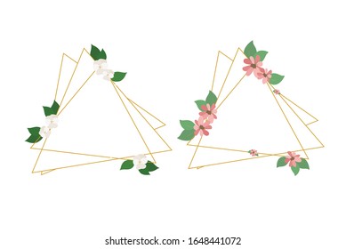 Botanical Wreath - Floral Wreath - Vector Illustration