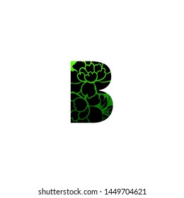 Botanique logotype, icon, vector illustration