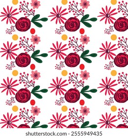 botany beautiful seamless pattern design