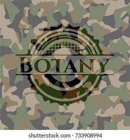 Botany camouflage emblem