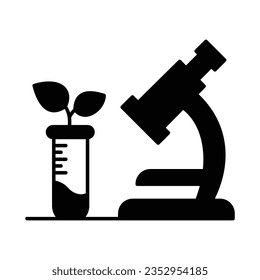 Botany experiment vector icon which can easily modify or edit

