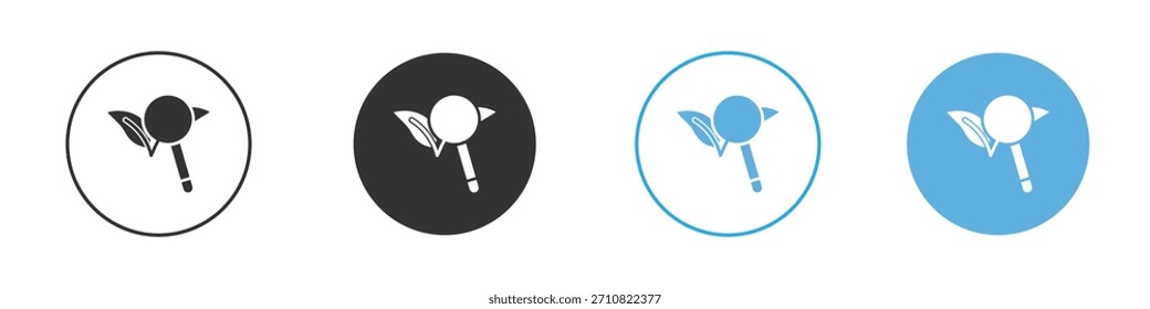 Botanik-Symbol. Entwurfsvorlage für Grafiksymbol