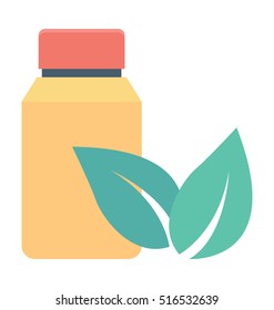 Botany Jar Vector Icon 