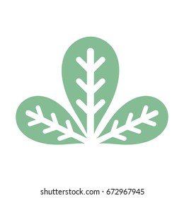 botany leaves to ecology care symbol