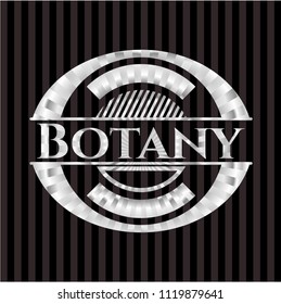 Botany silver emblem or badge
