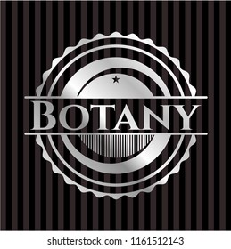 Botany silver shiny badge