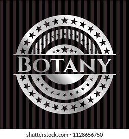 Botany silvery emblem or badge