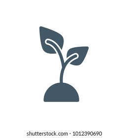 botany vector. glyph icon style
