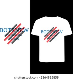 BOTENEW ORBELOW TRENDY t-shirt design. luxury t shirt design. simple colour and branding design.