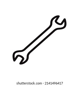 beides Symbol für das Mundwerkzeug, Symbol für Werkzeuge, Vektorgrafik.