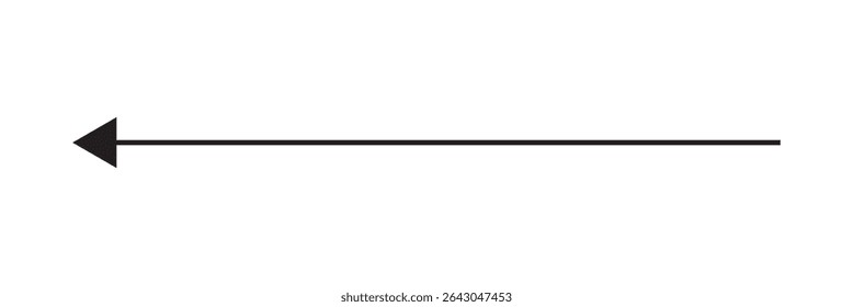  Both side black arrow vector single icon. Right arrow icon vector isolated on white background, Black arrow icon on white background.