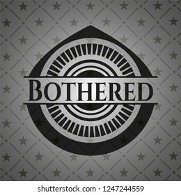 Bothered dark emblem. Retro