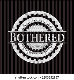 Bothered silver emblem or badge