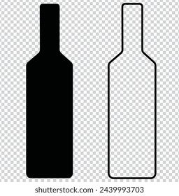 botle beer icon sign signifier vector