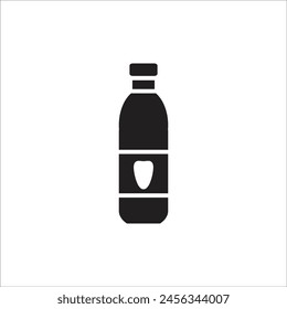 botle water vector icon line template