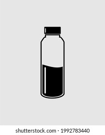 Botlle icon vector design for drinking.