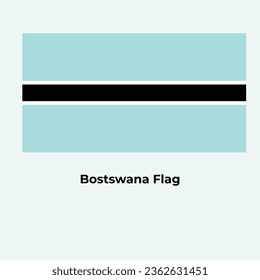 Botswana country Flag Design temp