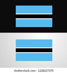 Botswana Flag banner design