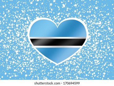 Botswana flag themes idea design